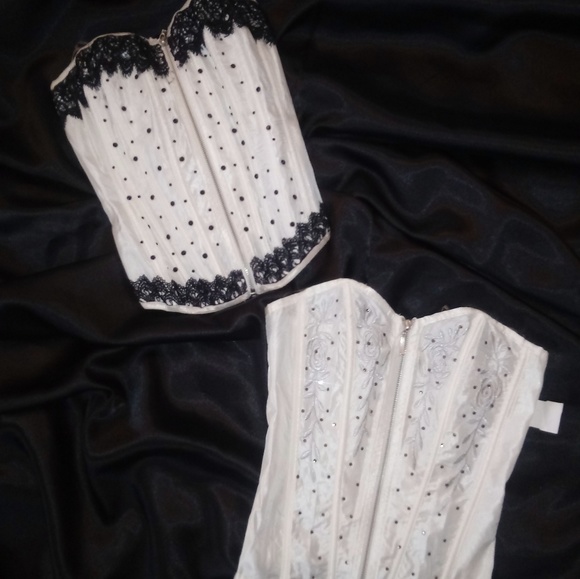 Cute White Bustiers - Picture 3 of 3